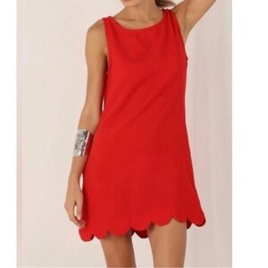 Kate Spade Vibrant Red Sleeveless Mini Dress